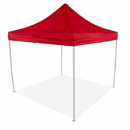 Impact Canopy TL Kit 10 FT x 10 FT  Steel Canopy with Roller Bag, Red 040010004
